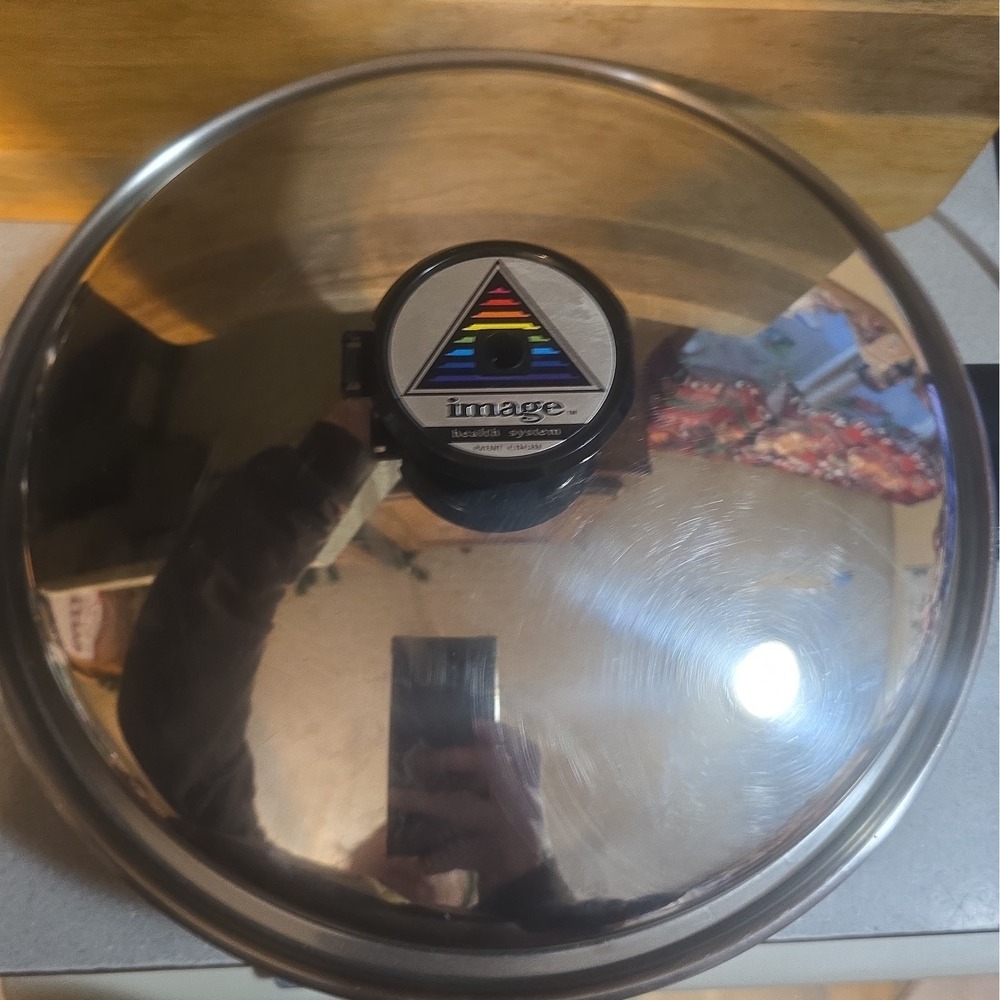 Vintage Image Health System Waterless Electric Skillet With Vapo Lid 12 Inch